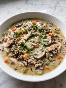 Chicken Mushroom Wild Rice Soup
