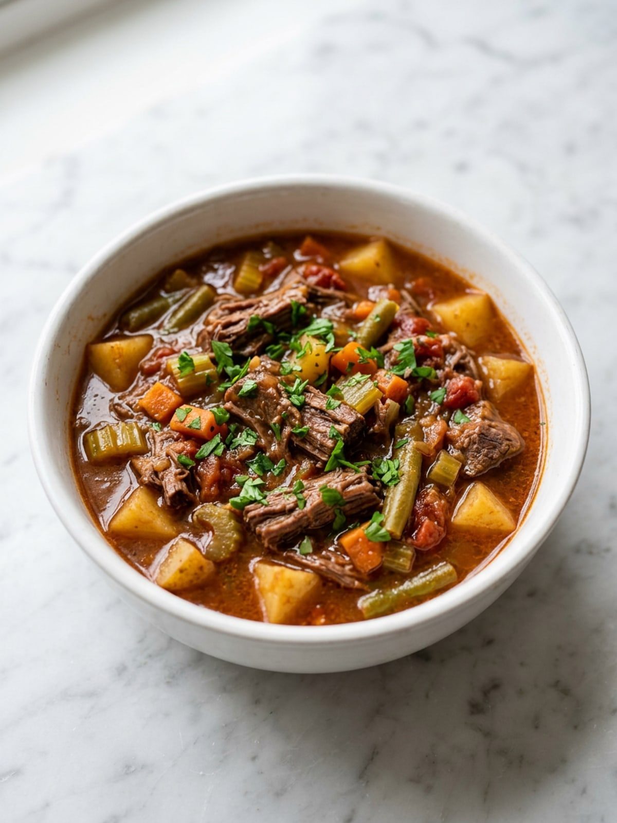Chuck Roast Vegetable Beef Soup Recipe