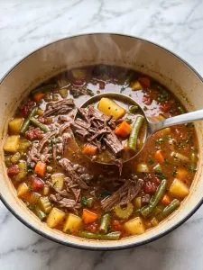 Chuck Roast Vegetable Beef Soup