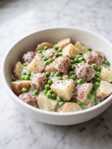 Creamed Potatoes and Peas