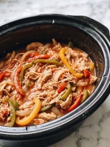 Crockpot Chicken Fajitas