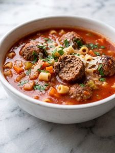 Crockpot Meatball Soup