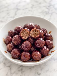 Grape Jelly Chili Sauce Meatballs