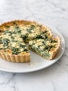 Spinach Feta Quiche