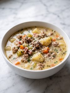 Ground Turkey Soup
