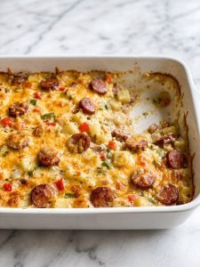 Hashbrown Kielbasa Casserole