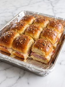 Hawaiian Ham and Swiss Sliders