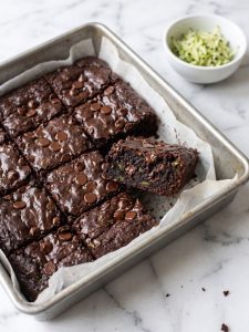 Low Fat Zucchini Brownies