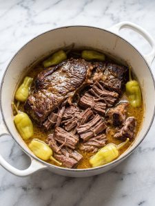 Mississippi Pot Roast in the Oven