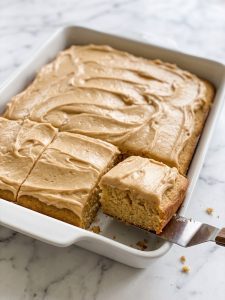 Peanut Butter Cake with Peanut Butter Frosting