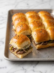 Philly Cheesesteak Sliders