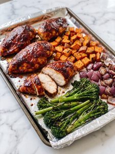 Sheet Pan BBQ Chicken