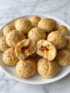 Bacon and Cheese Stuffed Biscuits