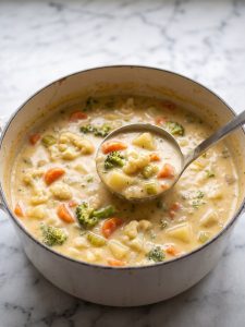 Cheesy Vegetable Chowder